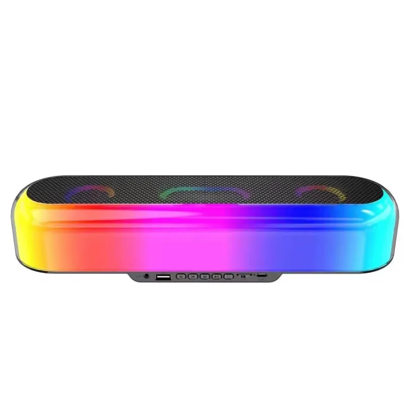 Enceinte Bluetooth Portable Puissante Avec LED et TWS