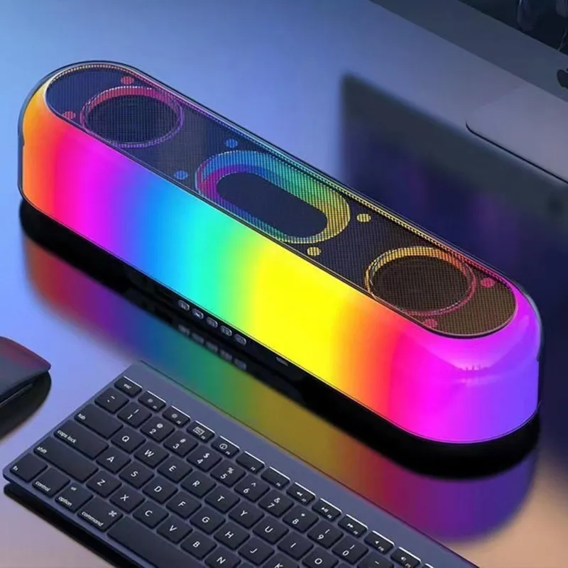 Enceinte Bluetooth Portable Puissante Avec LED et TWS
