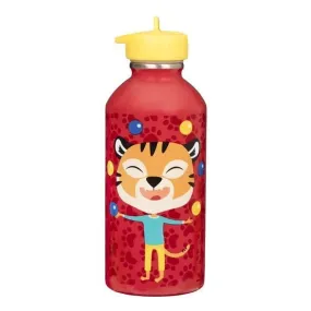 Gourde Inox Enfant - Tigre - Draeger Paris - Multicolore - Rouge - Acier inoxydable - 17 x 6,5 cm rouge - Draeger Paris