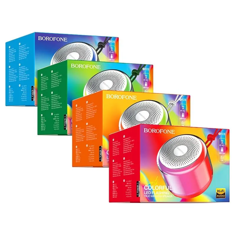 Mini Enceinte Bluetooth 5.1 Joyful LED Hi-Fi Portable