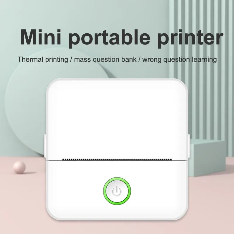 Mini Imprimante Bluetooth Sans Encre Portable 200DPI