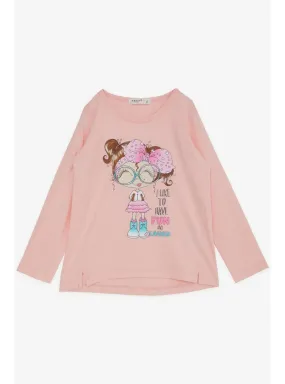 Salmon - Girls` T-Shirt