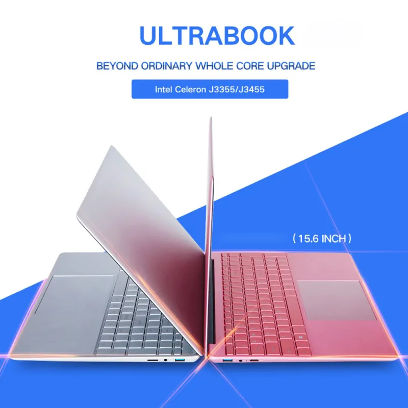 Ultrabook Windows 10 RAM 12Go Portable 15.6 Pouces Argent