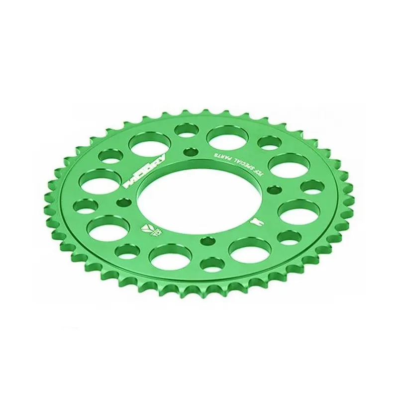 YCF | Couronne Aluminium Green | Motodiffusion.com